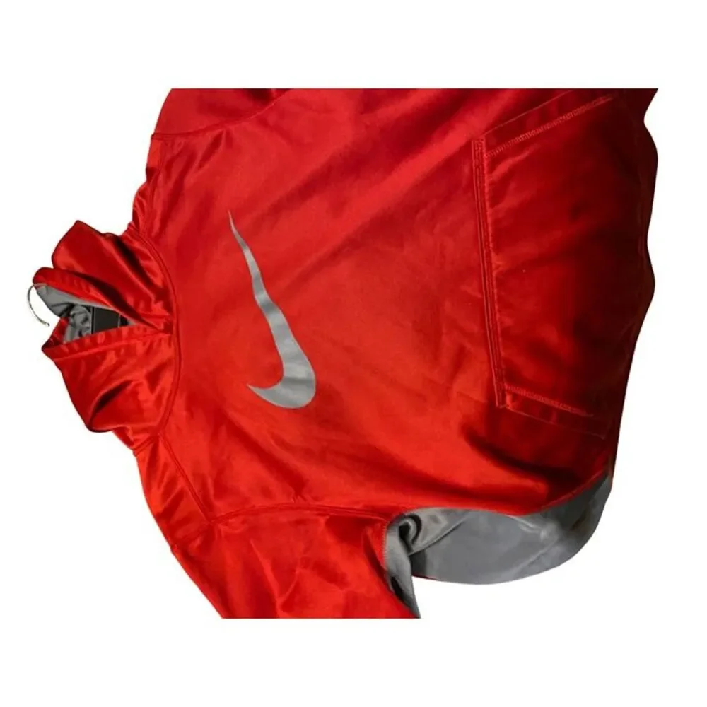 Nike Therma-Fit Red Hoodie & Old Navy Active Gray Zip-Up Hoodie Lg Set 10/12